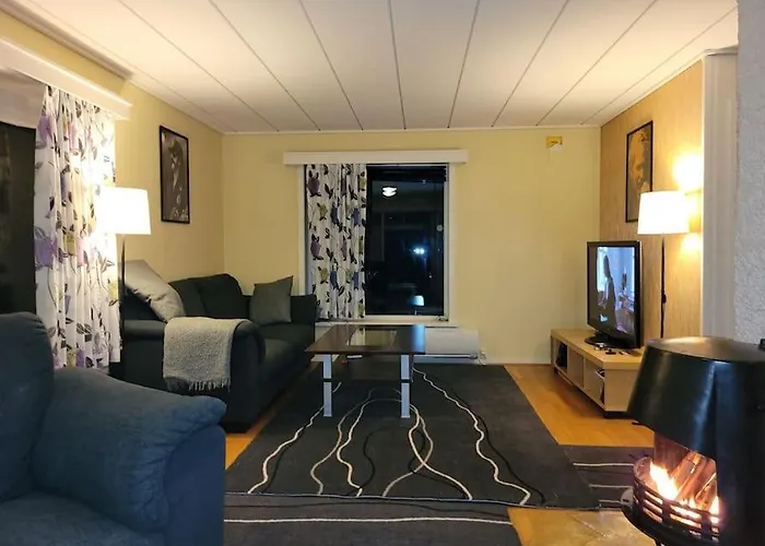 Fargerik Retro Enebolig,parkering Pa Stedet!